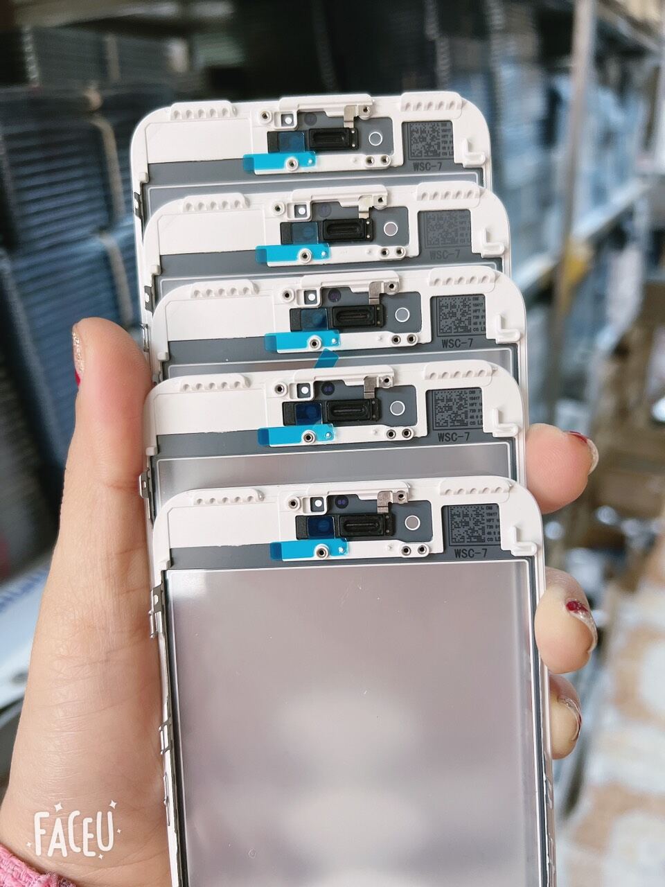 Kính ép liền keo iphone 6g, 7g, 6p, 6sp