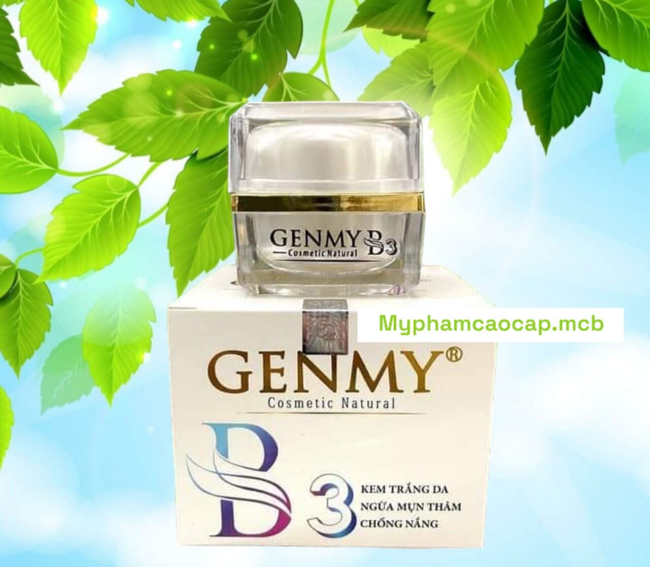 kem genmy mụn thâm trắng da b3 18g