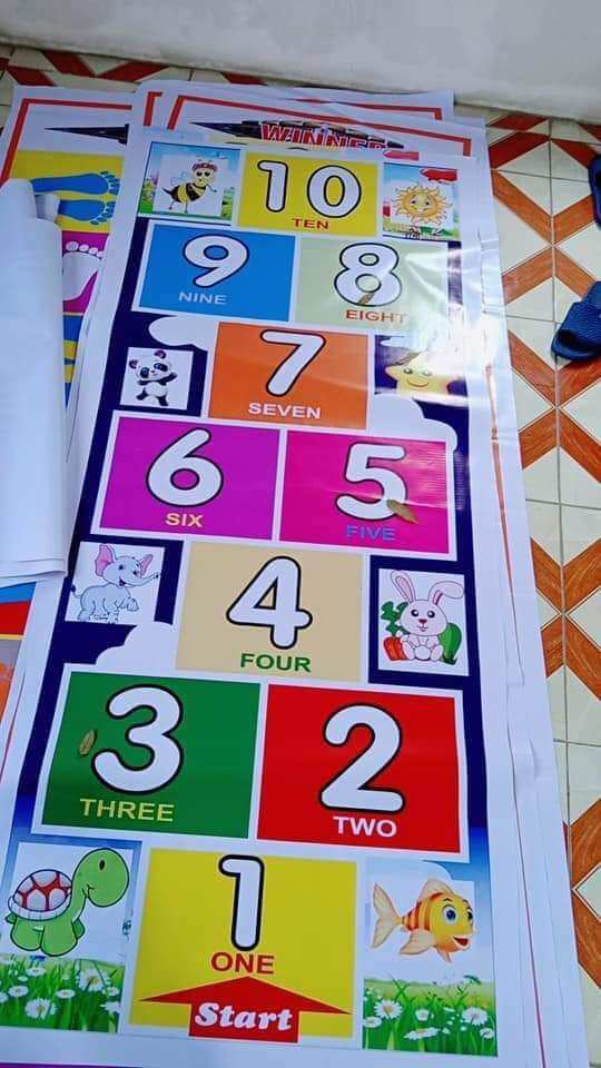 Thảm vận động jumping math
