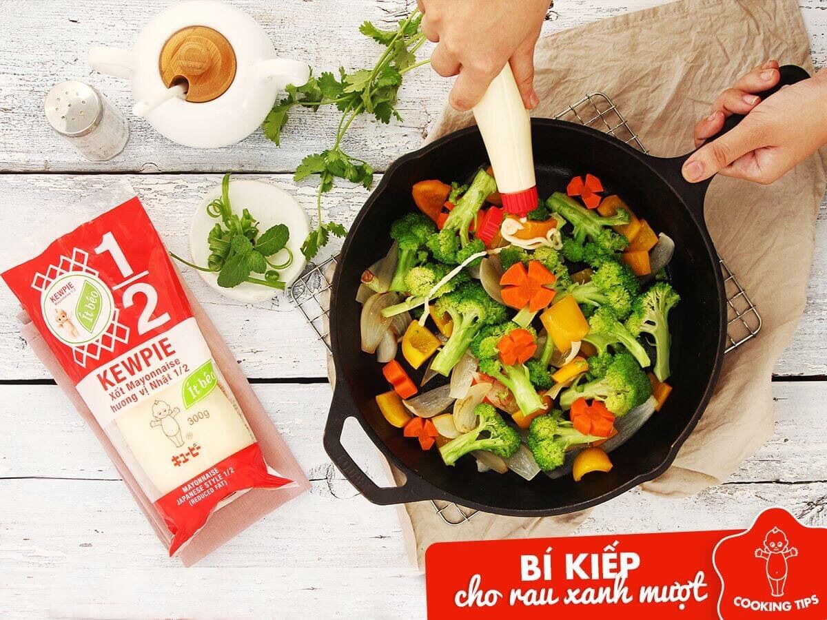 Xốt Mayonnaise 1/2 Ít Béo kewpie 300g