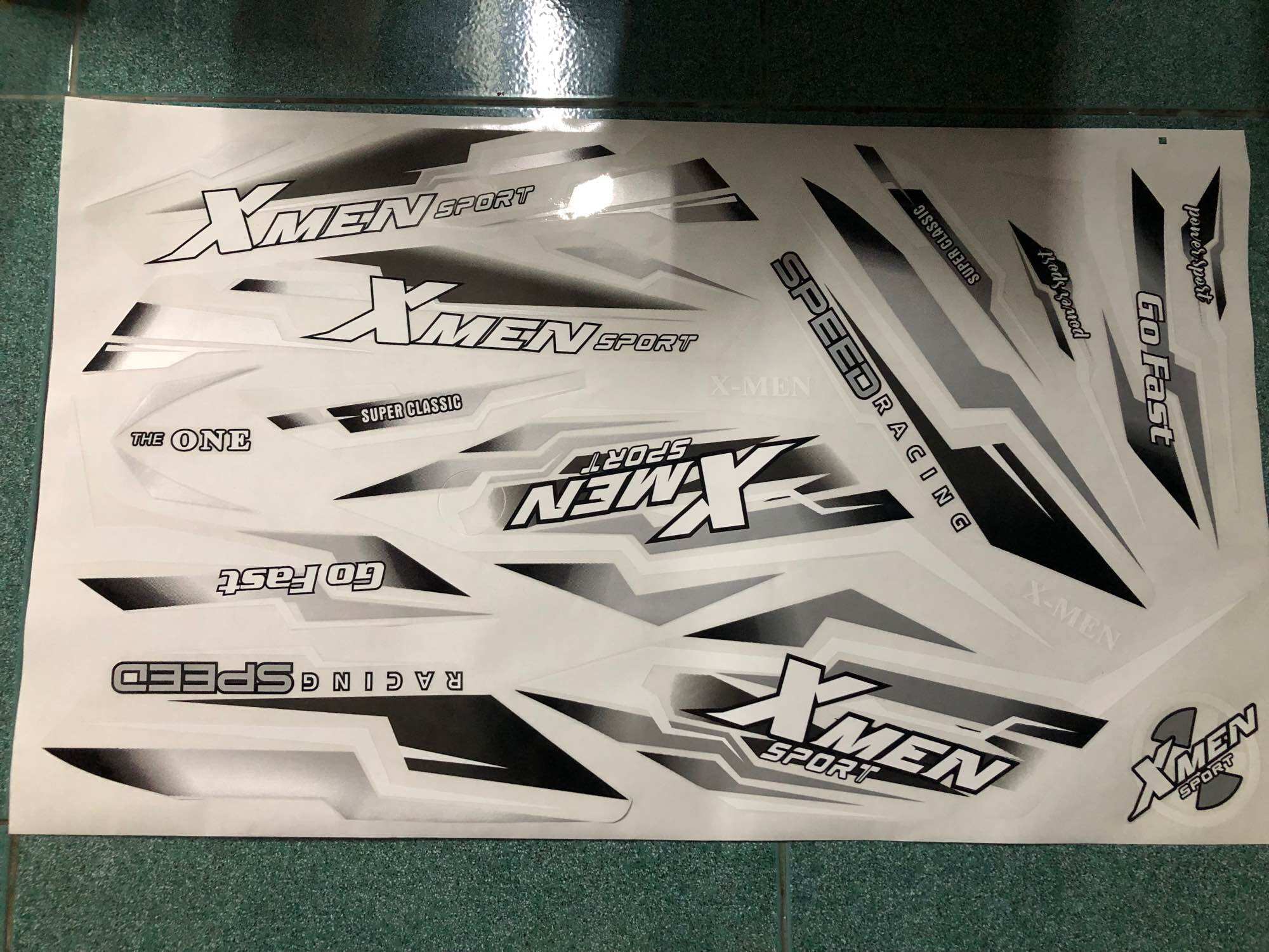 Tem dán xe điện xmen new