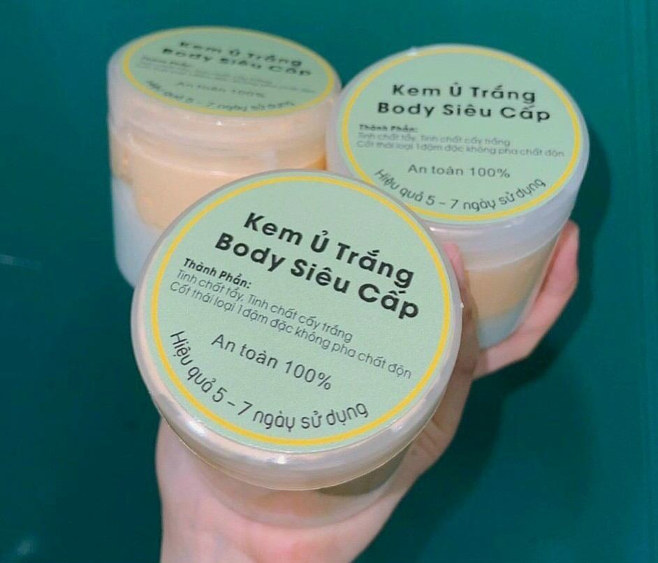 Kem body ủ trắng siêu cấp hiệu quả 5 -7 ngày sử dụng