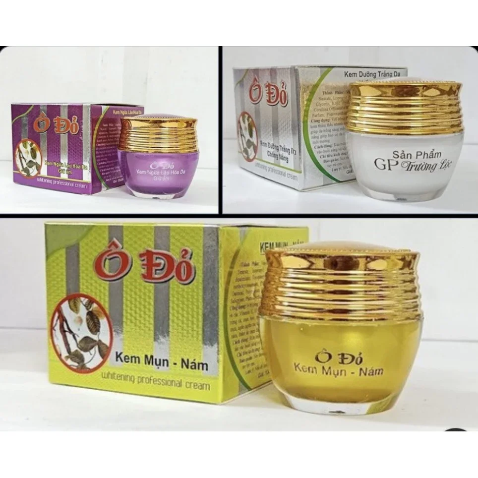 Kem Ô Đỏ 3 mẫu 18g