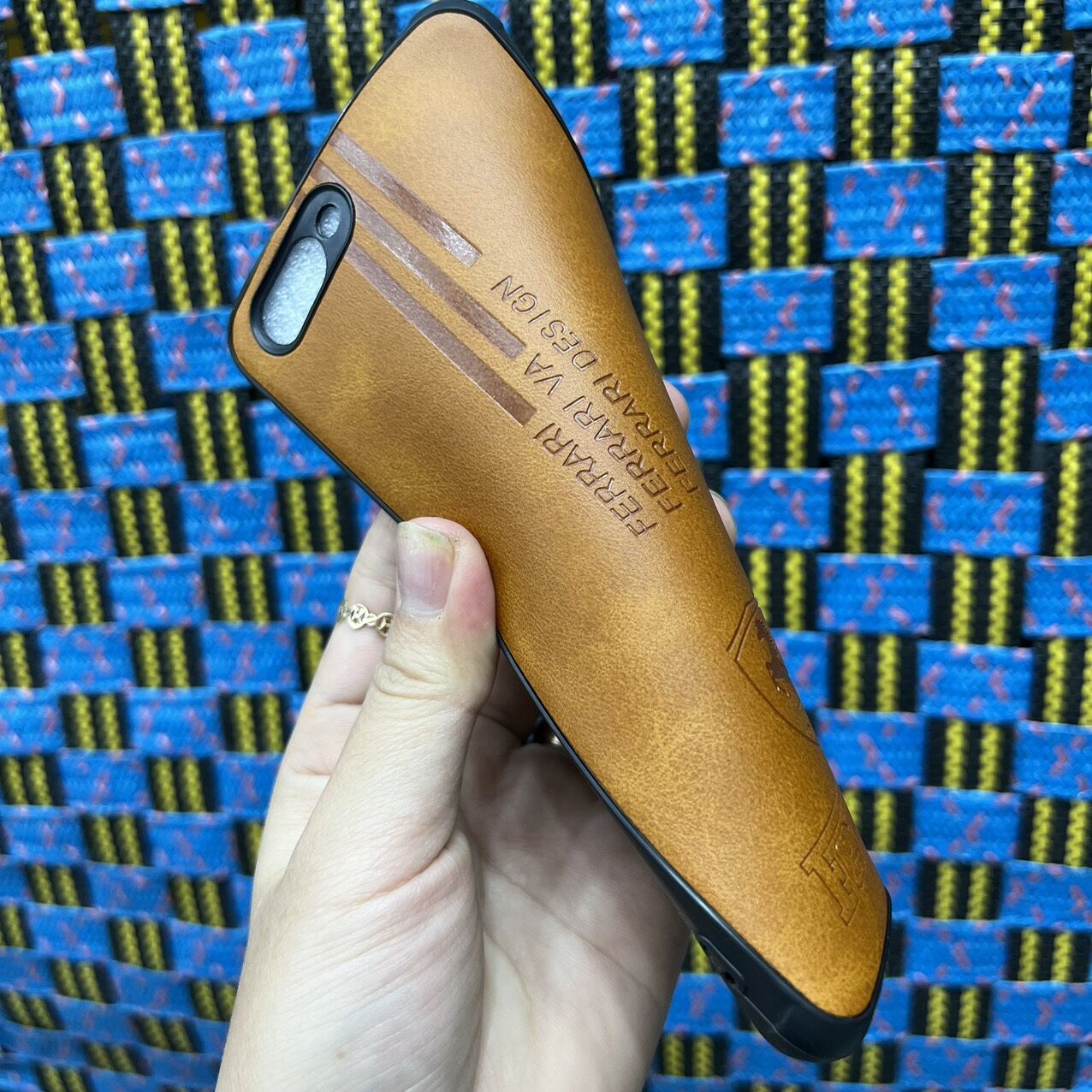 Case ốp lưng Oppo A3S dẻo kiểu da mềm mịn ôm máy
