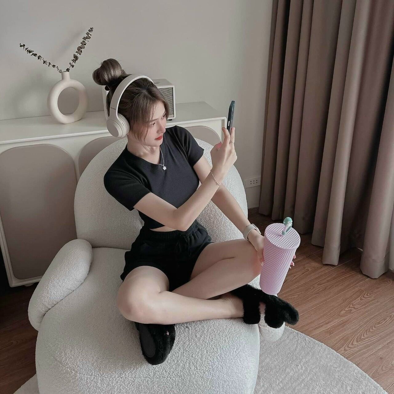 (SHOP TÁO ĐỎ BIGSIZE 50KG ĐẾN 90KG) set nộ croptop kèm quần