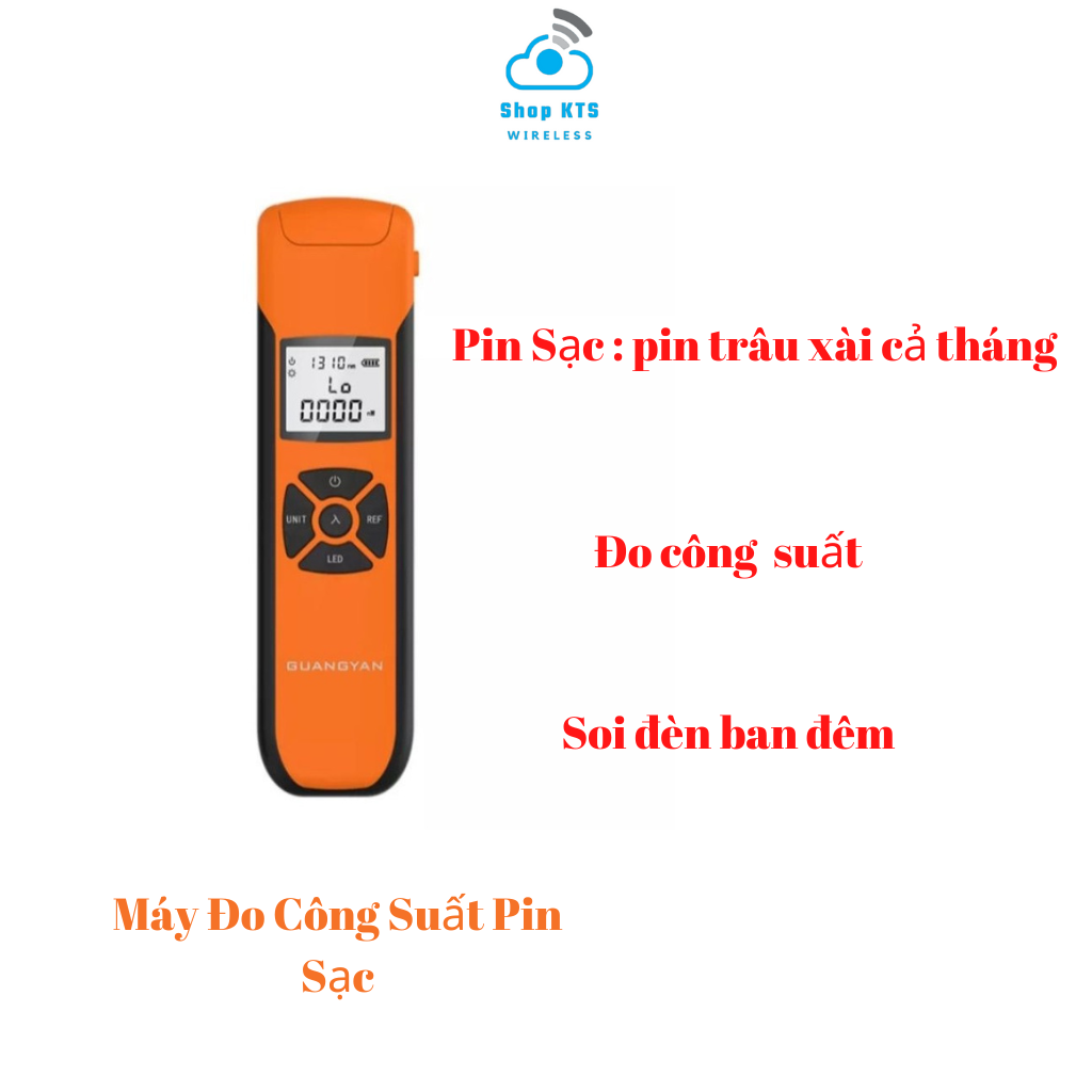 Máy đo công suất quang mini pin sạc bỏ túi