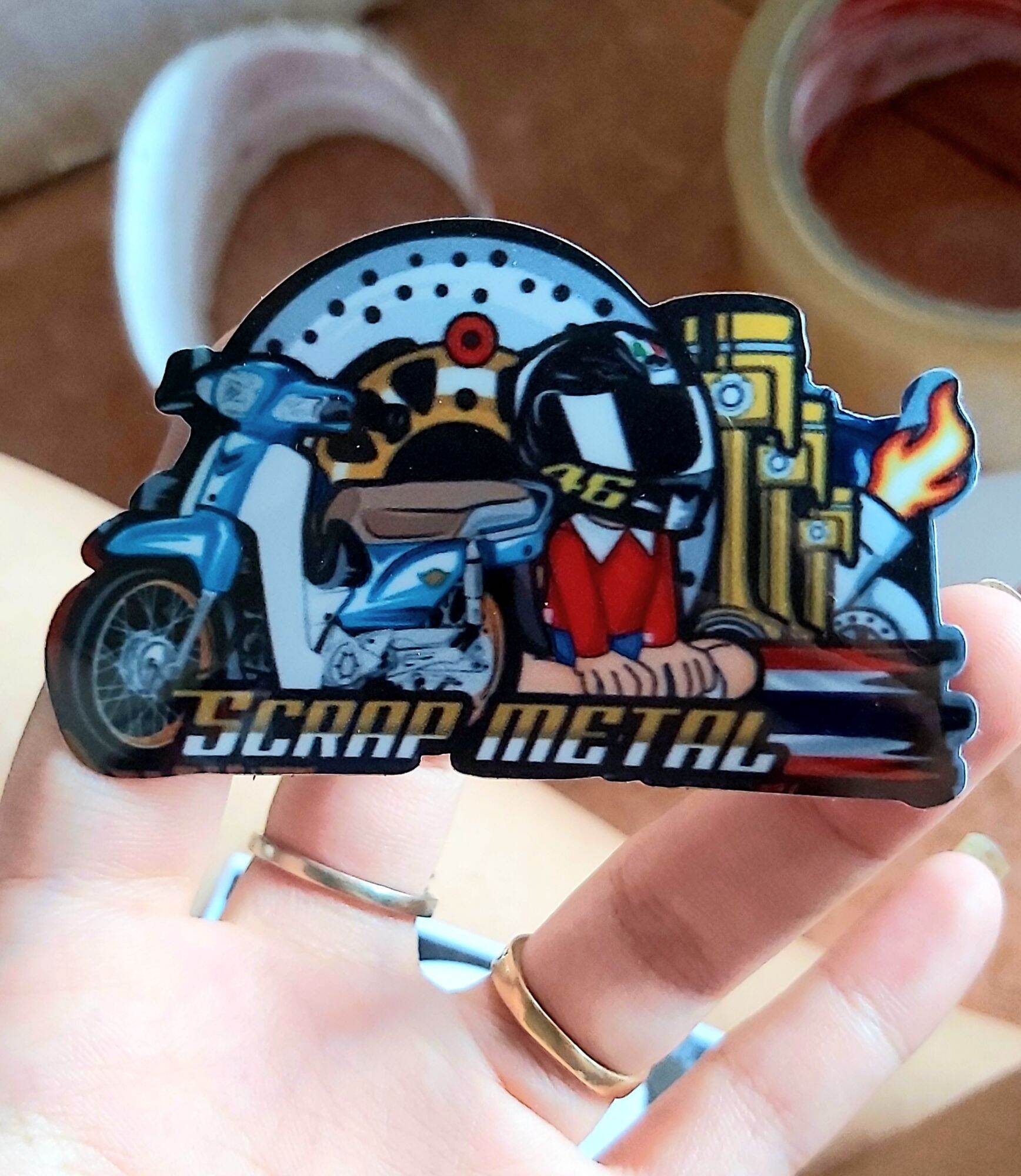 Combo 2 Tem Decal Sticker Thailand Dán Xe Nón Điện Thoại Giá Rẻ