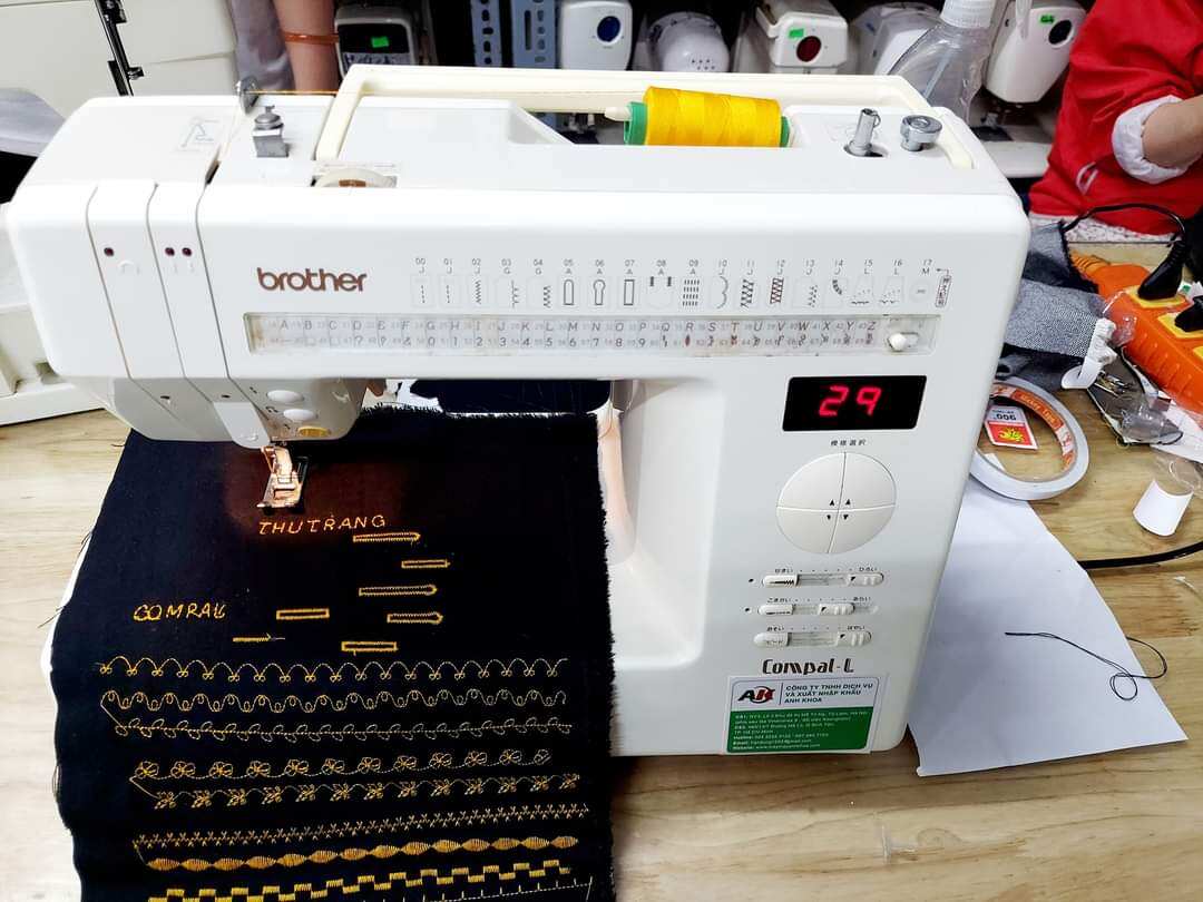 Máy mày nhật bãi Brother compha L