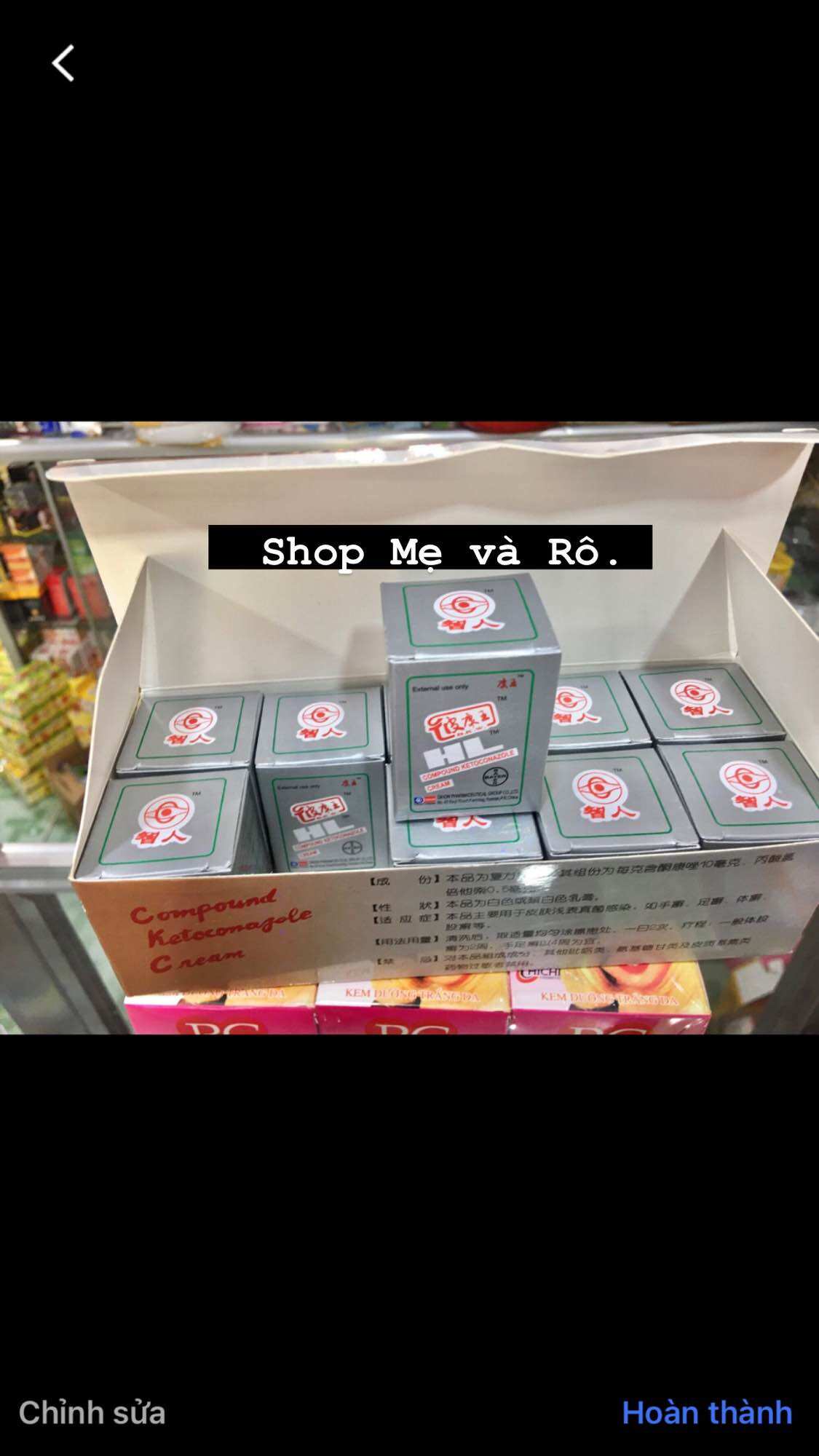 Sỉ 1 lố 10 hủ kem hl