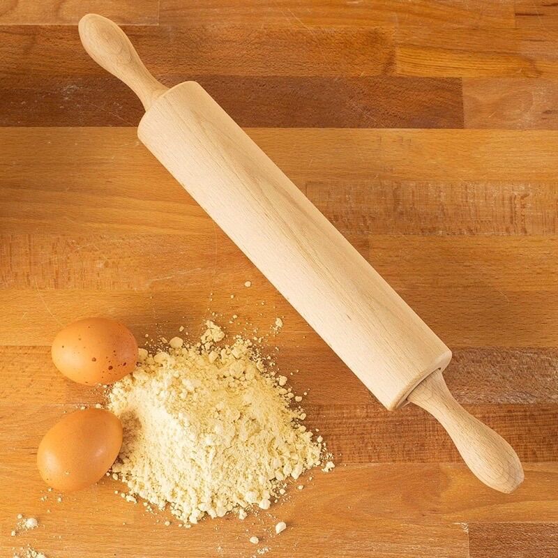 Cán lăn bột bằng gỗ cao cấp 38cm
