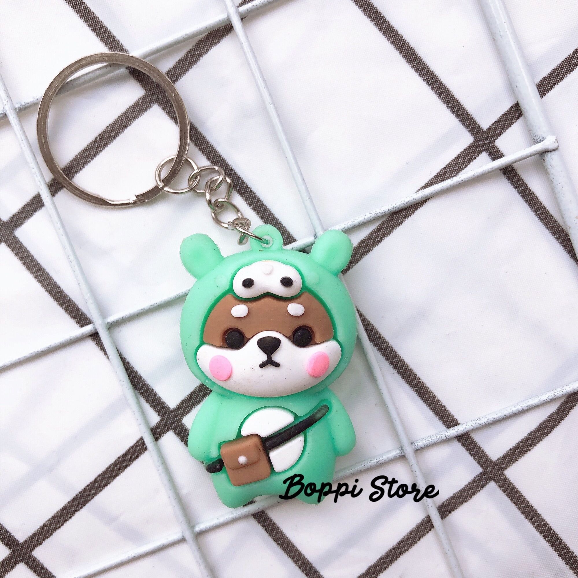 Móc khoá chú chó Shiba dễ thương