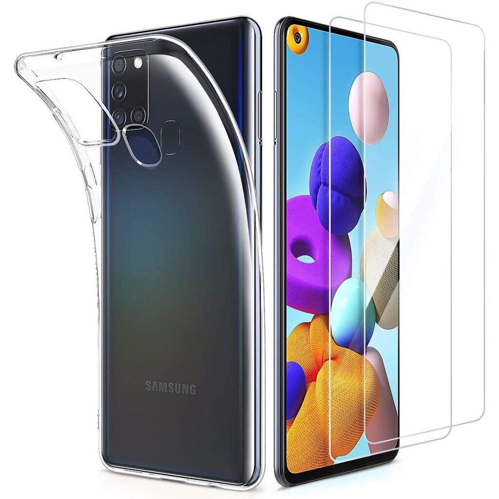 Ốp lưng silicon trong suốt sam sung a21s,A21S Loại đẹp A+
