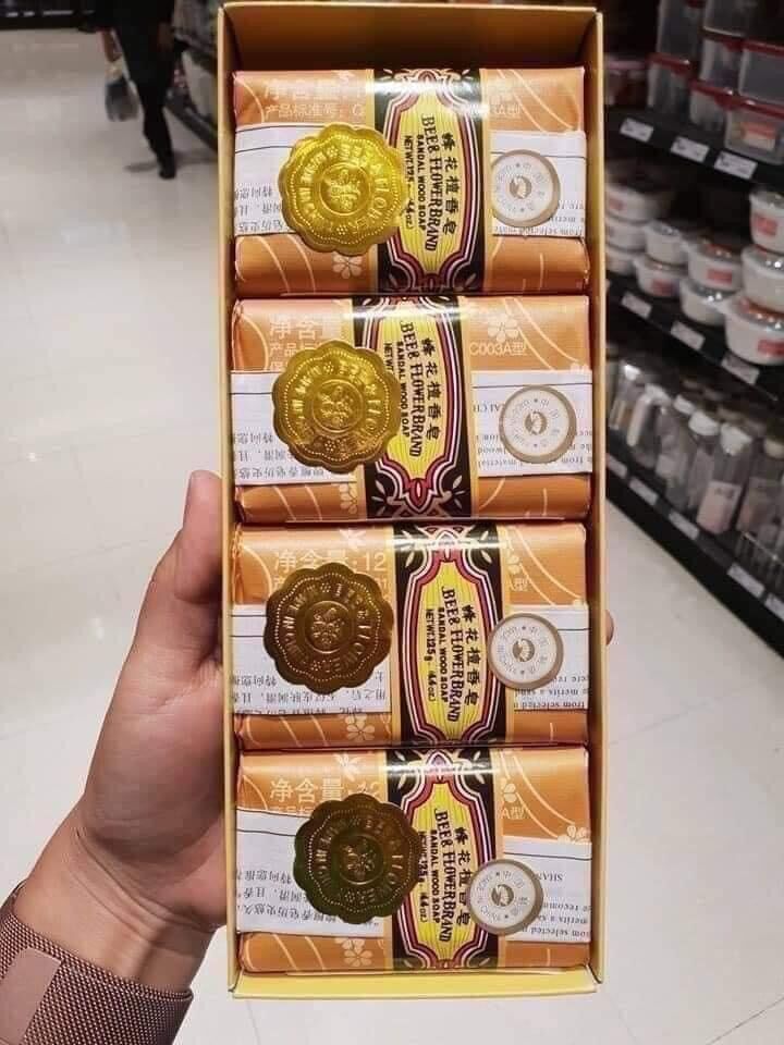 set 4 Xà Bông Trầm Ong thái lan