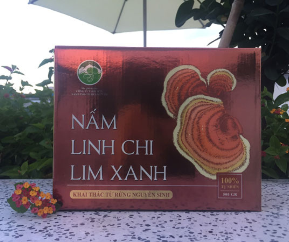 Nấm Linh Chi Lim Xanh Thái Lát 250gr