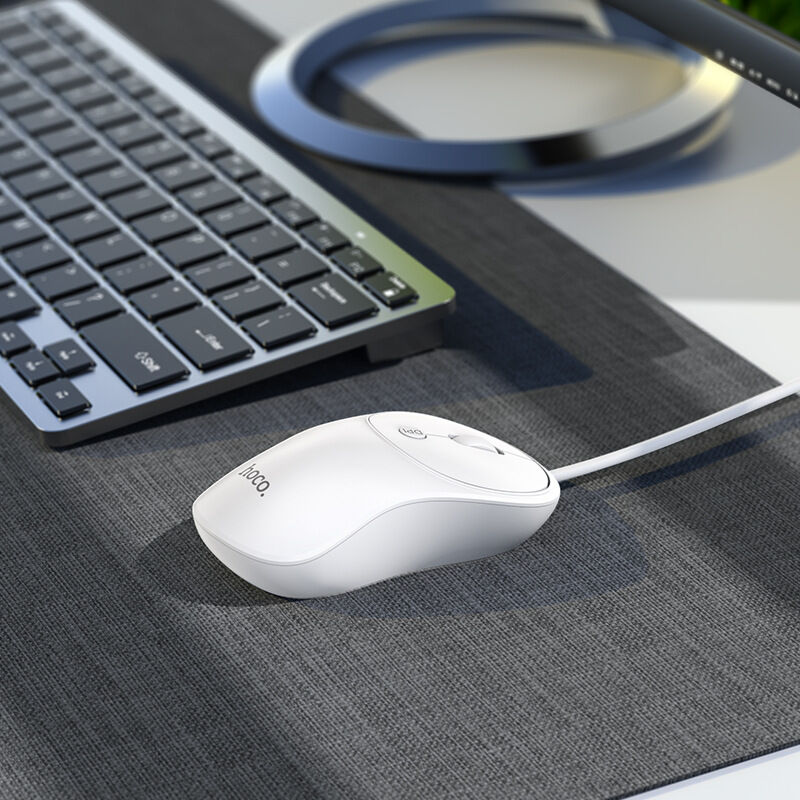 hoco gm13 Chuột máy tính có dây Business wired Mouse