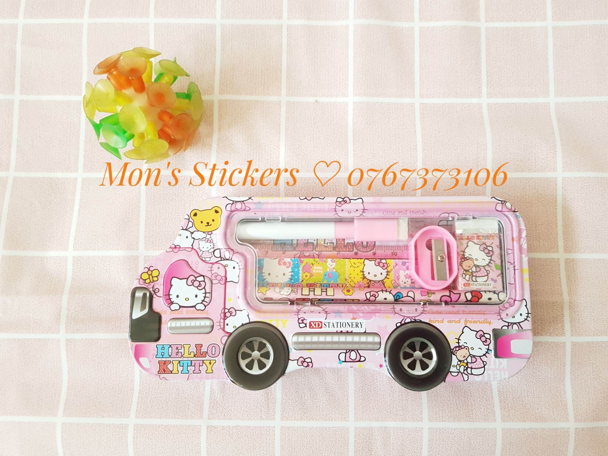 Hộp bút HELLO KITTY kèm dụng cụ học tập