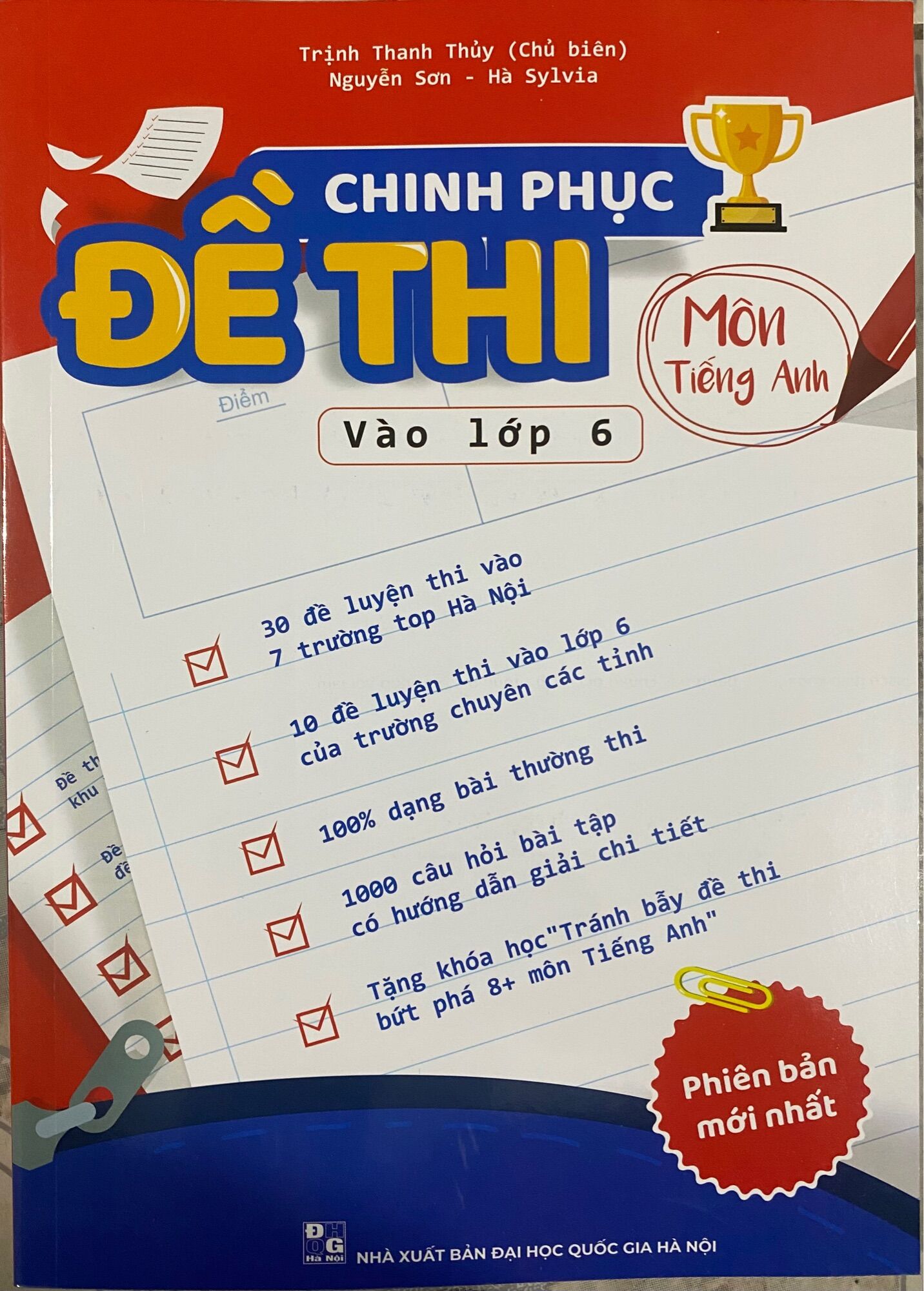 Chinh phục đề thi vào lớp 6 môn tiếng anh