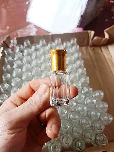 Sỉ 50 lọ thủy tinh mini 3ml bi lăn, chìết nước hoa tinh dầu dừa, đựng mỹ phẩm làm đồ trang trí nhà cửa