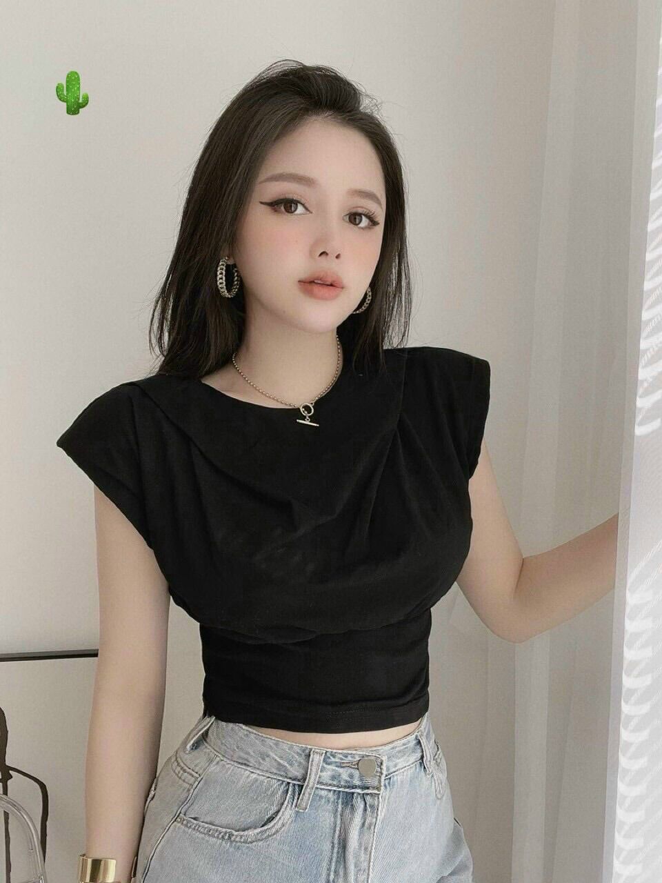 [HOÀN TIỀN 50K + ÁP MÃ GIẢM SÂU 8%] ÁO THUN ÔM CÁNH DƠI ÁO CROPTOP ÁO ĐẸP FROM DƯỚI 50KG