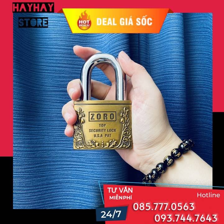 Ổ khóa cửa nhà cửa cổng zoro 6 phân