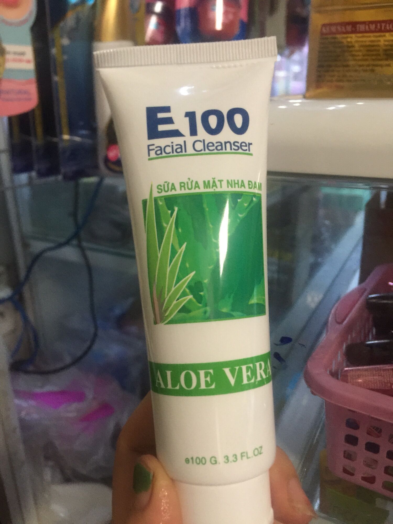 [HCM]Sữa Rửa Mặt E100 Nha Đam 100g