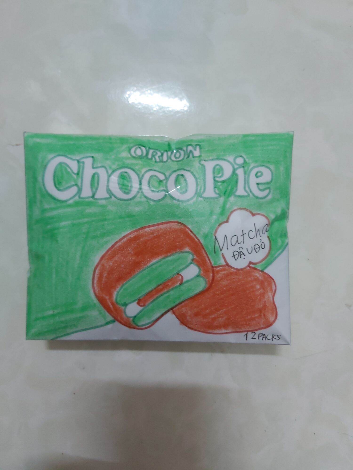 Squishy giấy bánh chocopie nhiều vị chậm tăng