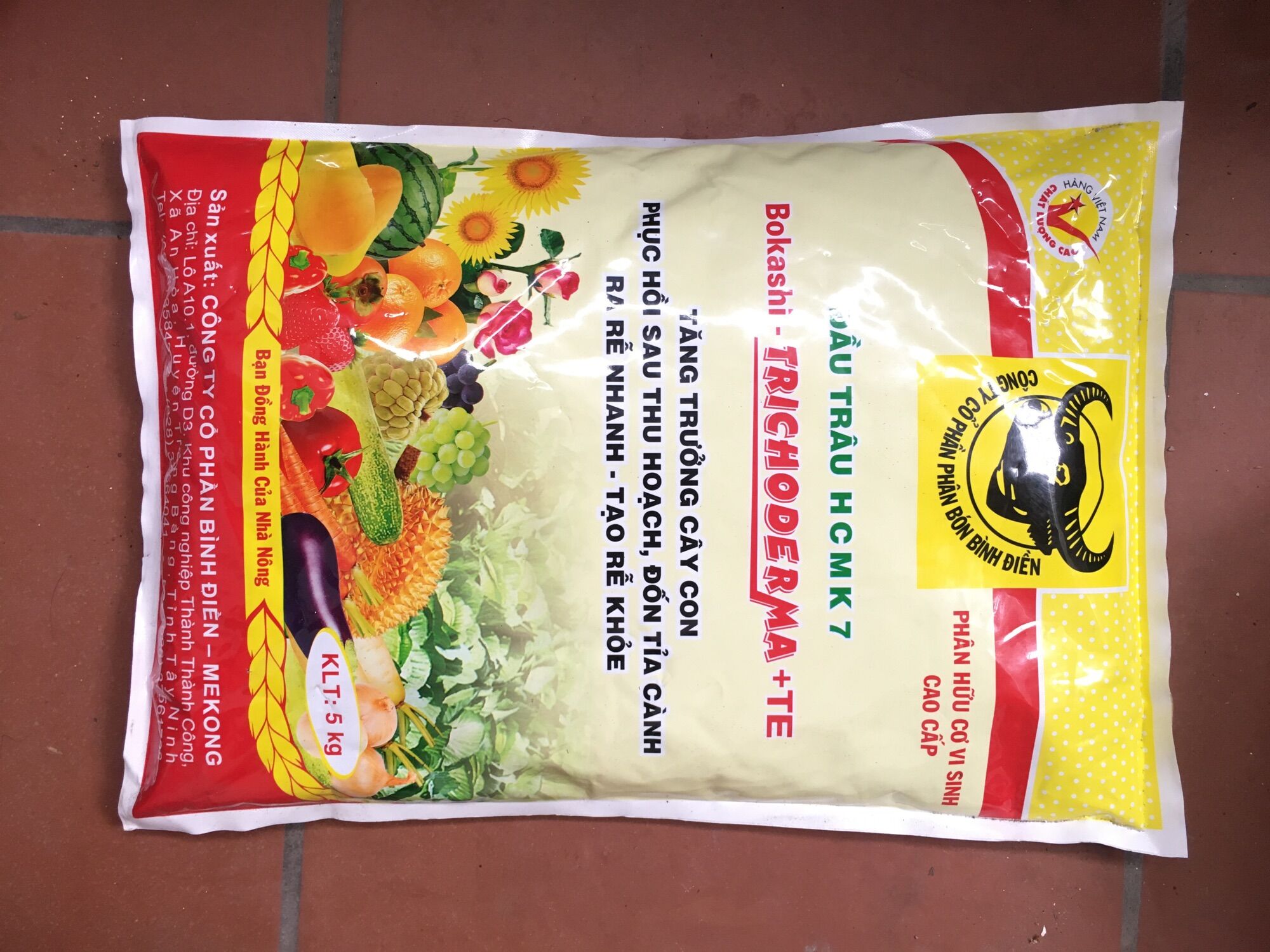 Phân hữu cơ đầu trâu Trichoderma 5kg