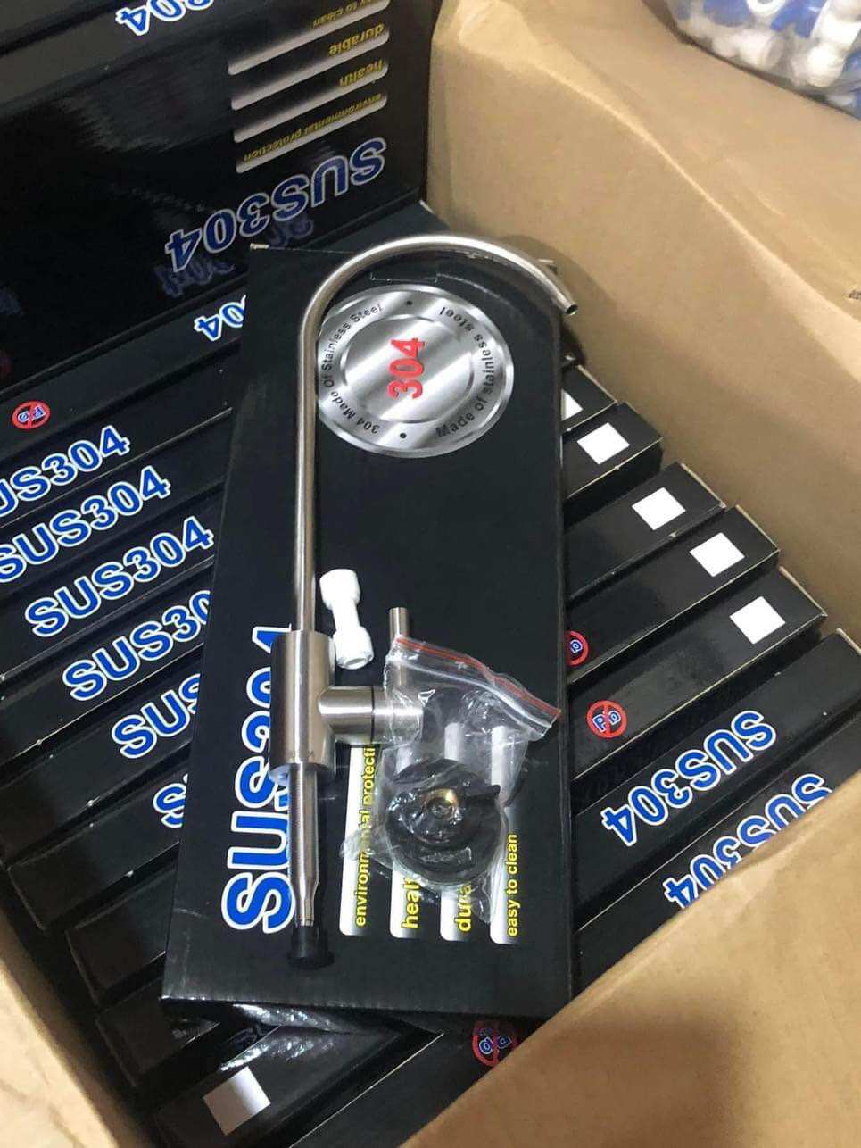 Vòi Inox Máy Lọc Nước Kangaroo Ro 10 Lít
