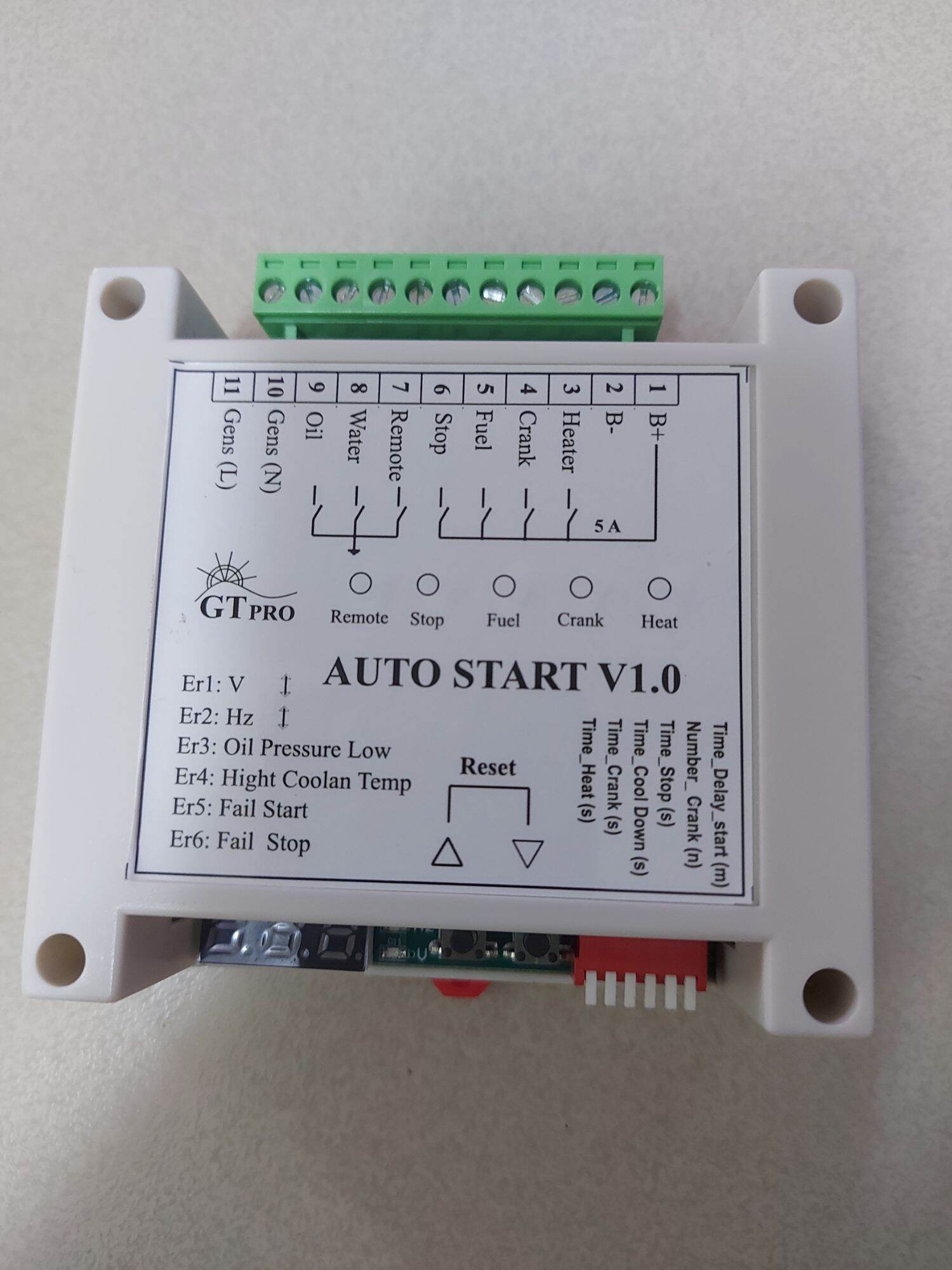 Auto star V1.0 (khởi động máy phát điện tự động)