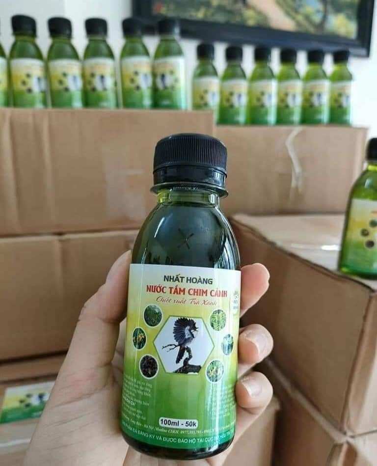 Nước tắm chim cảnh Nhất Hoàng