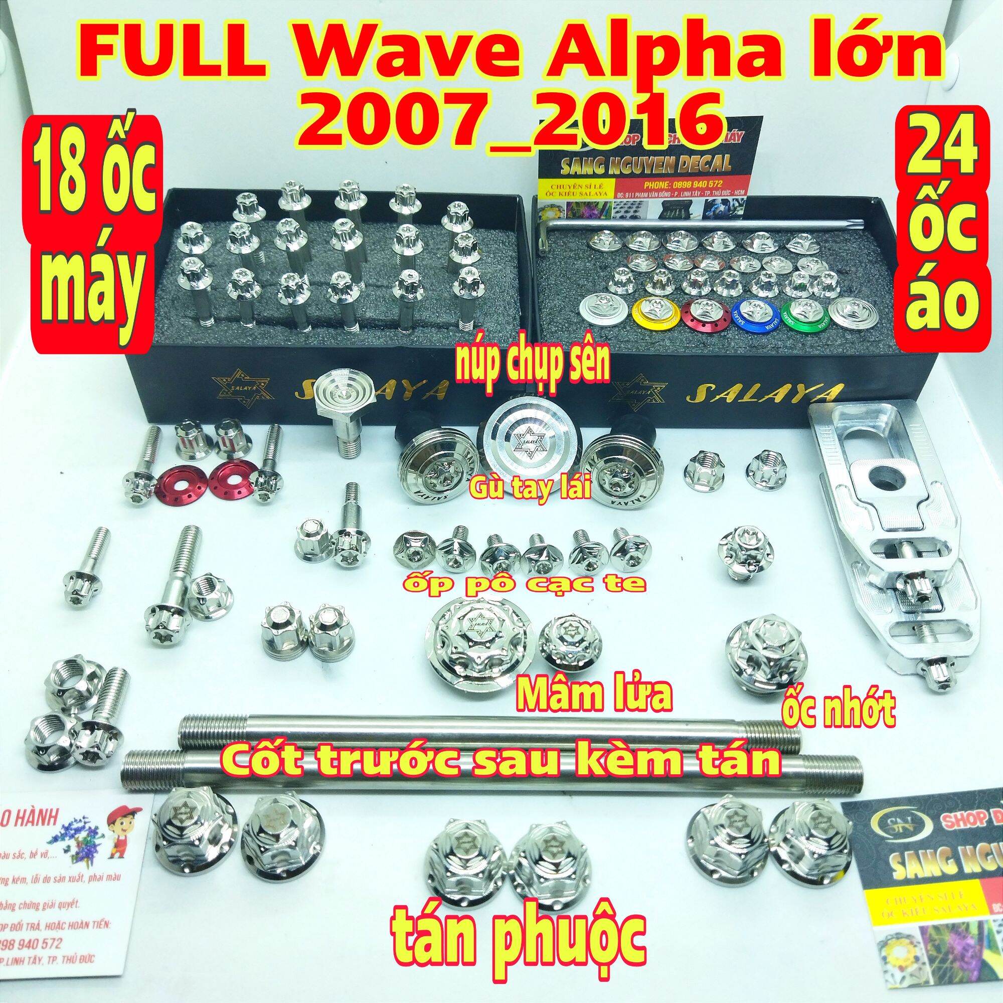 full ốc salaya xe wave alpha lớn 2007_2016