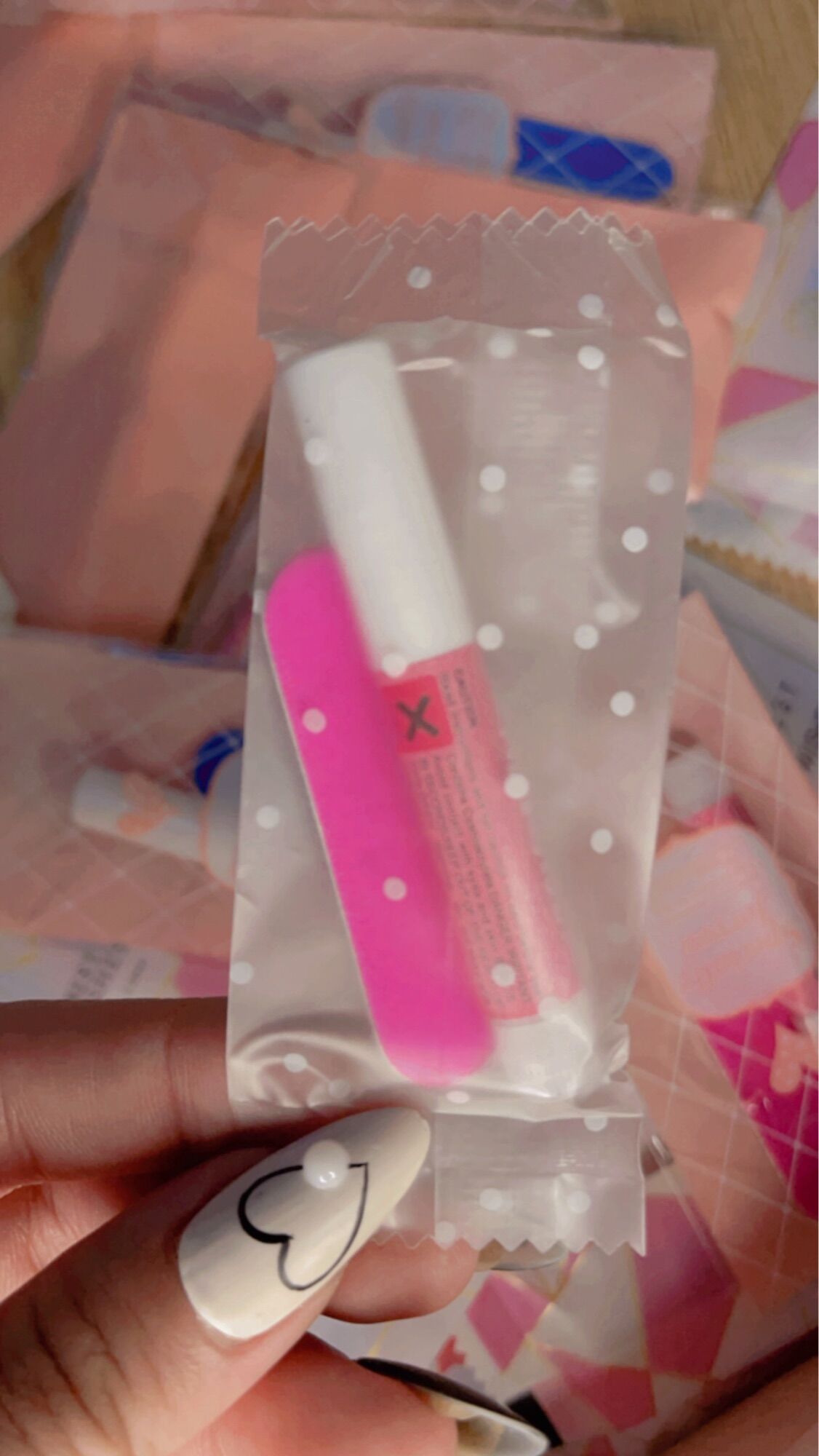 10 combo keo và dũa mini nails box