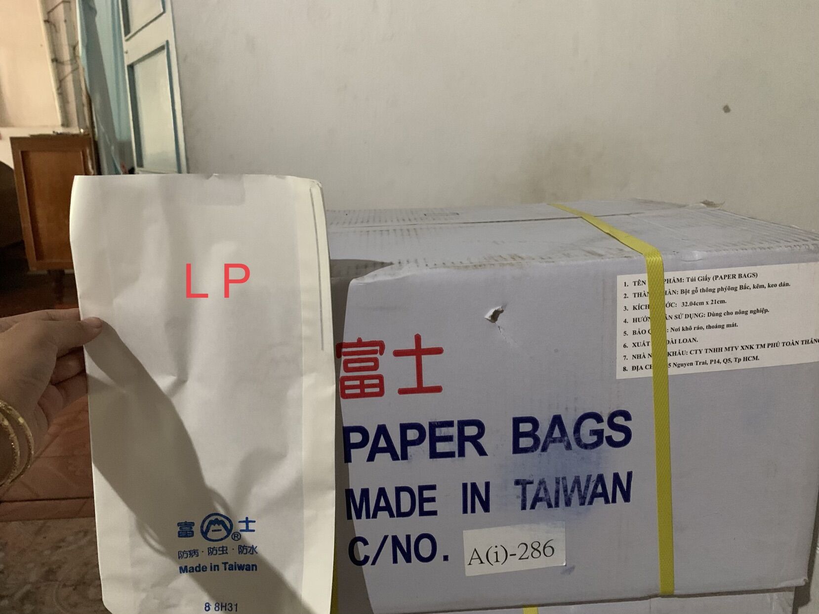 100 bao xoài đài loan hiệu phú sĩ (1 xấp) màu trắng giúp da trái đẹp