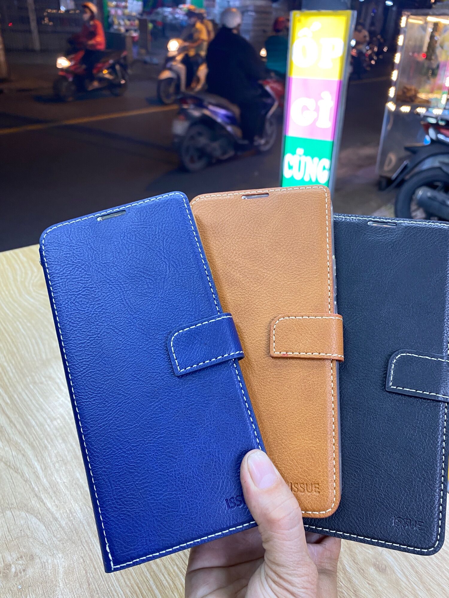 Bao da Huawei Y9 Prime kiểu da màu thời trang bên trong ví