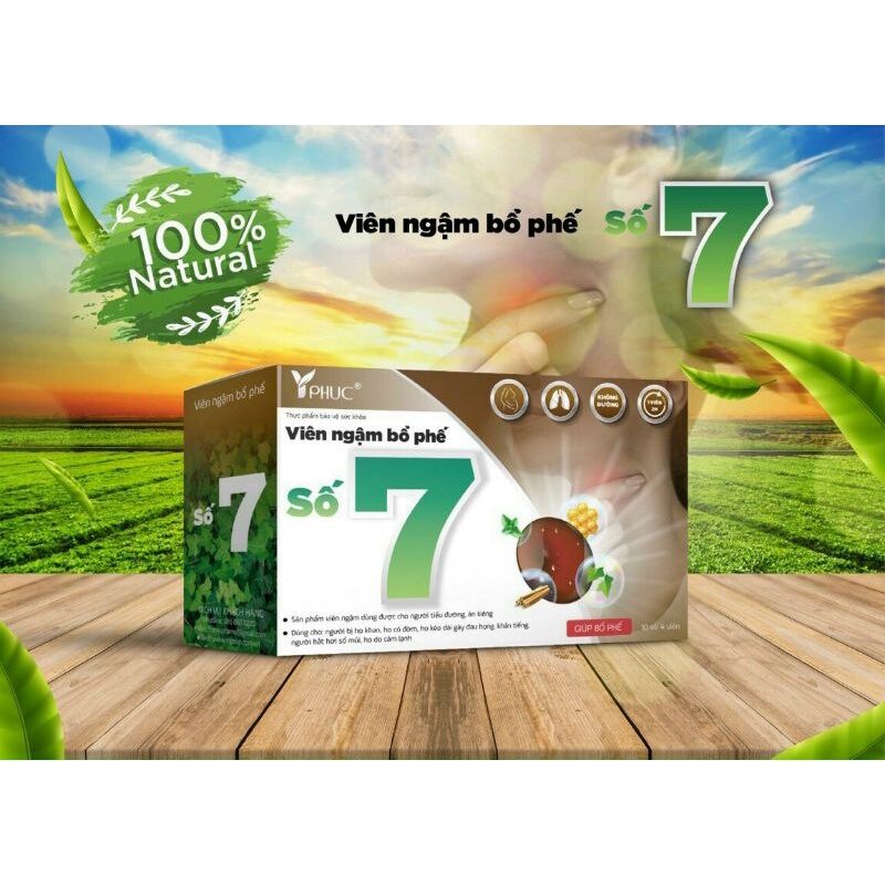 Kẹo Ngậm bổ phế Số 7 1 hộp 10 vĩ