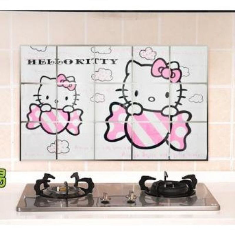 🌸DECAL DÁN BẾP HELLO KITTY