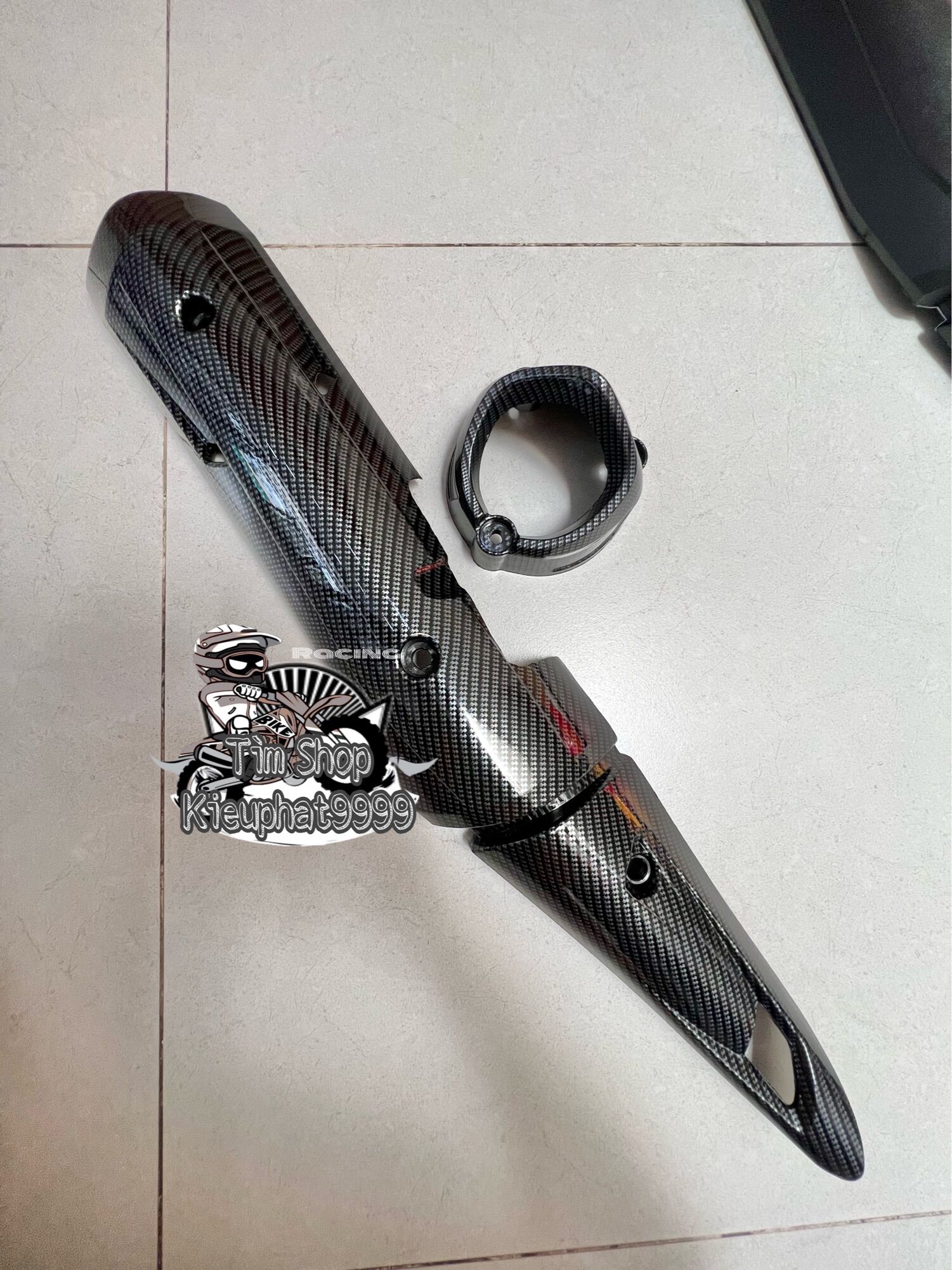 Che Pô Ốp Pô Exciter 150 CARBON Và Đen