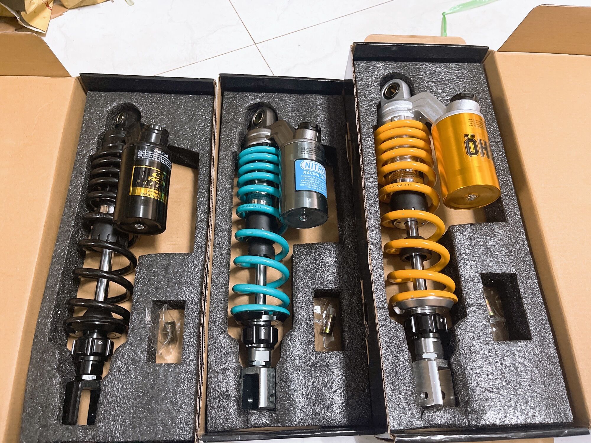 Phuộc sau gắn vario utimo click luvias vision sh mode