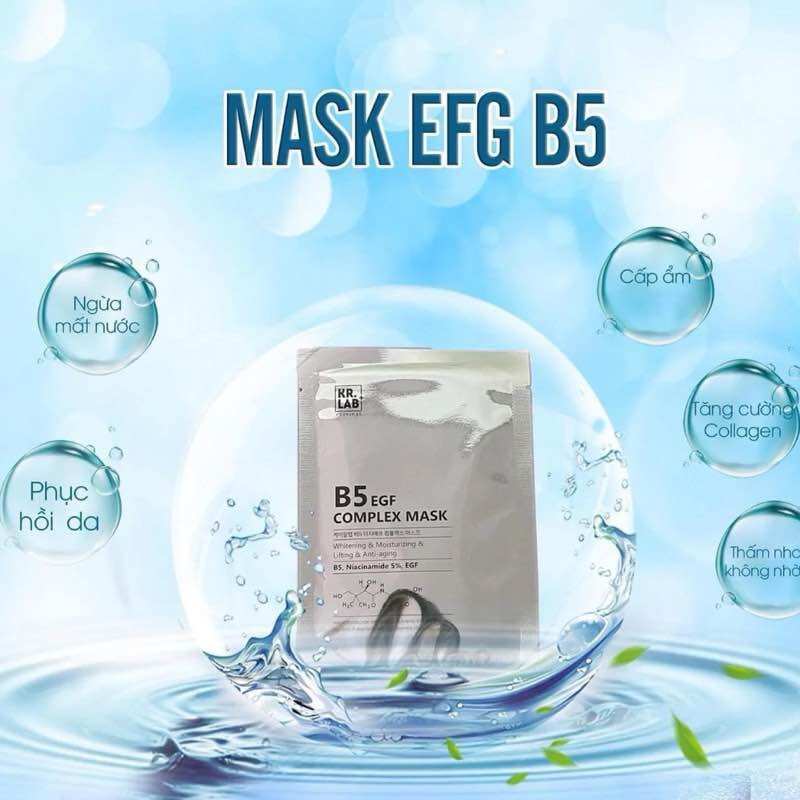 [Hàng Cty]Mặt Nạ Kr Lab B5 EGF Complex Mask Cấp Ẩm Phục Hồi Da Làm Dịu Da