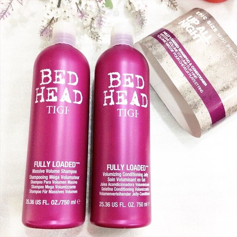 Cặp gội xả tigi tím 750ml x 2