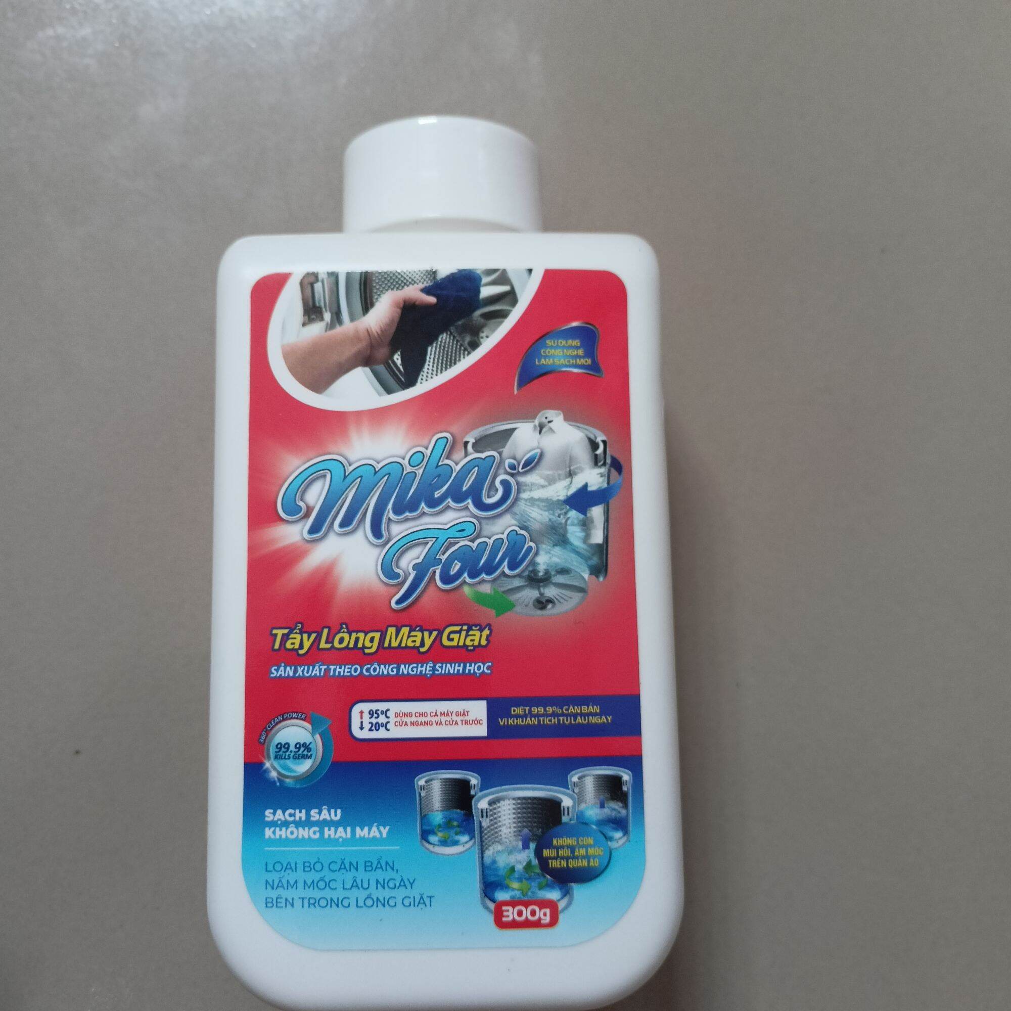 Bột tẩy lồng sinh học máy giặt mika 300g