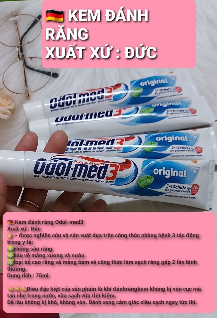 KEM ĐÁNH RĂNG ODOL-MED3 EXTRA WHITE