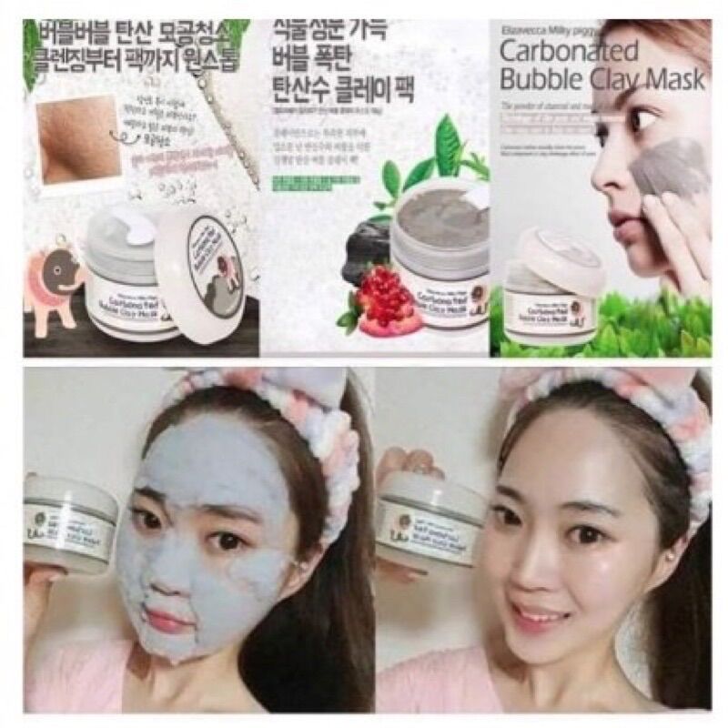 Mặt nạ sủi bọt bì heo thải độc tố cho da 100ml