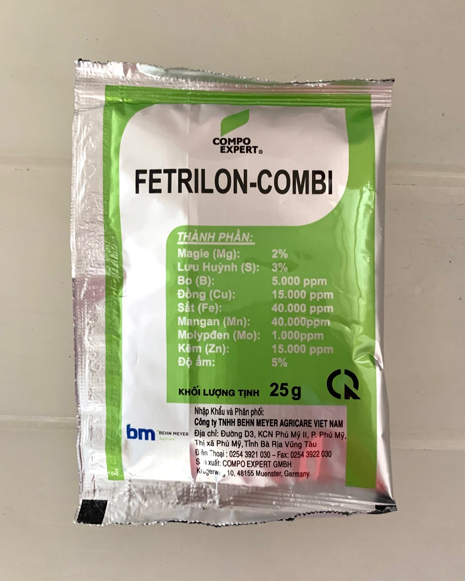 Phân bón lá trung vi lượng fetrilon combi gói 25g nhập khẩu cao cấp