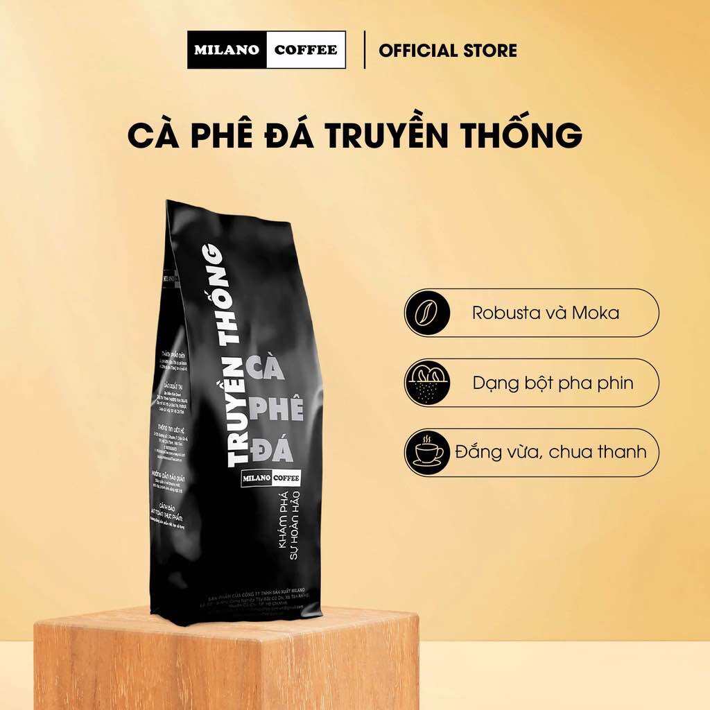 Cafe Milano Đá 1 - Cafe Đá Truyền Thống loại 250g