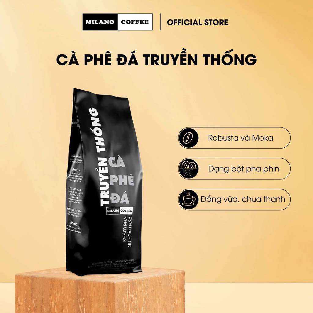 Cafe Milano Đá 1 - Cafe Đá Truyền Thống loại 250g