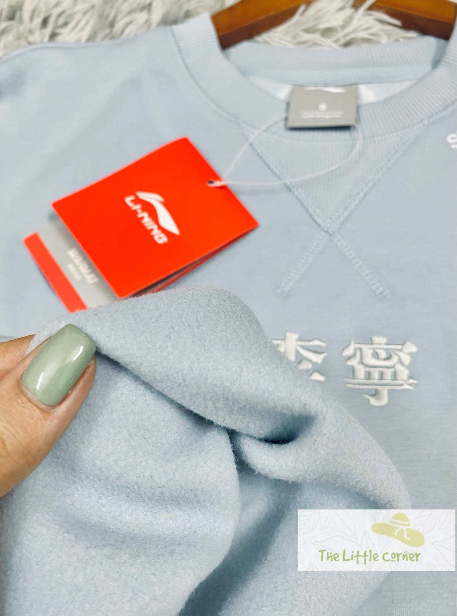 (Size S) Áo nỉ nam lót bông Lining AWDRD73-2