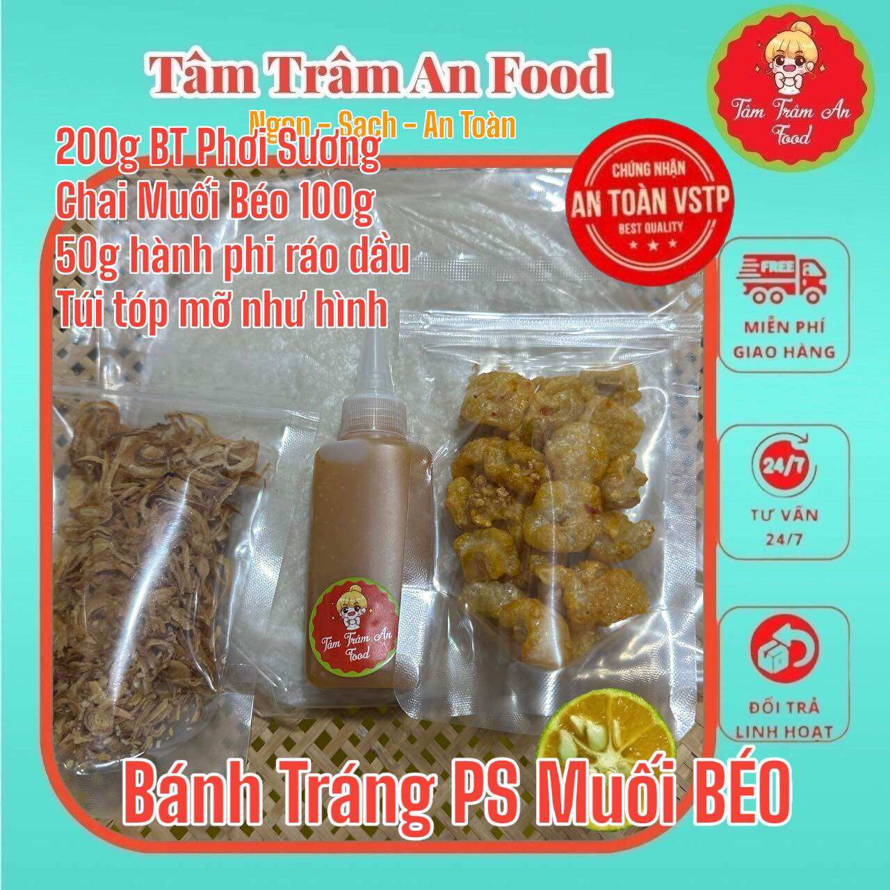 Bánh Tráng Phơi Sương Muối BÉo ngon
