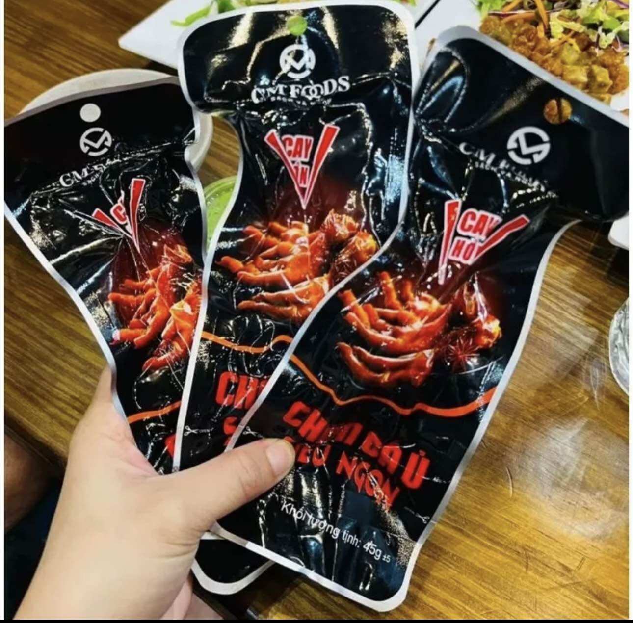 Combo 20 chân gà ủ vị của cmfoods siêu ngon siêu to