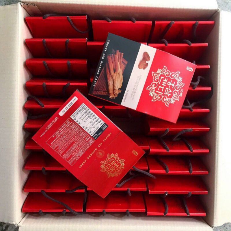 [Quà Biếu] Kẹo hồng sâm Hàn Quốc SOBAEK RED GINSENG CANDY